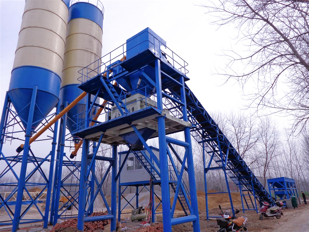 HZS90混凝土(tǔ)攪拌站(zhàn)